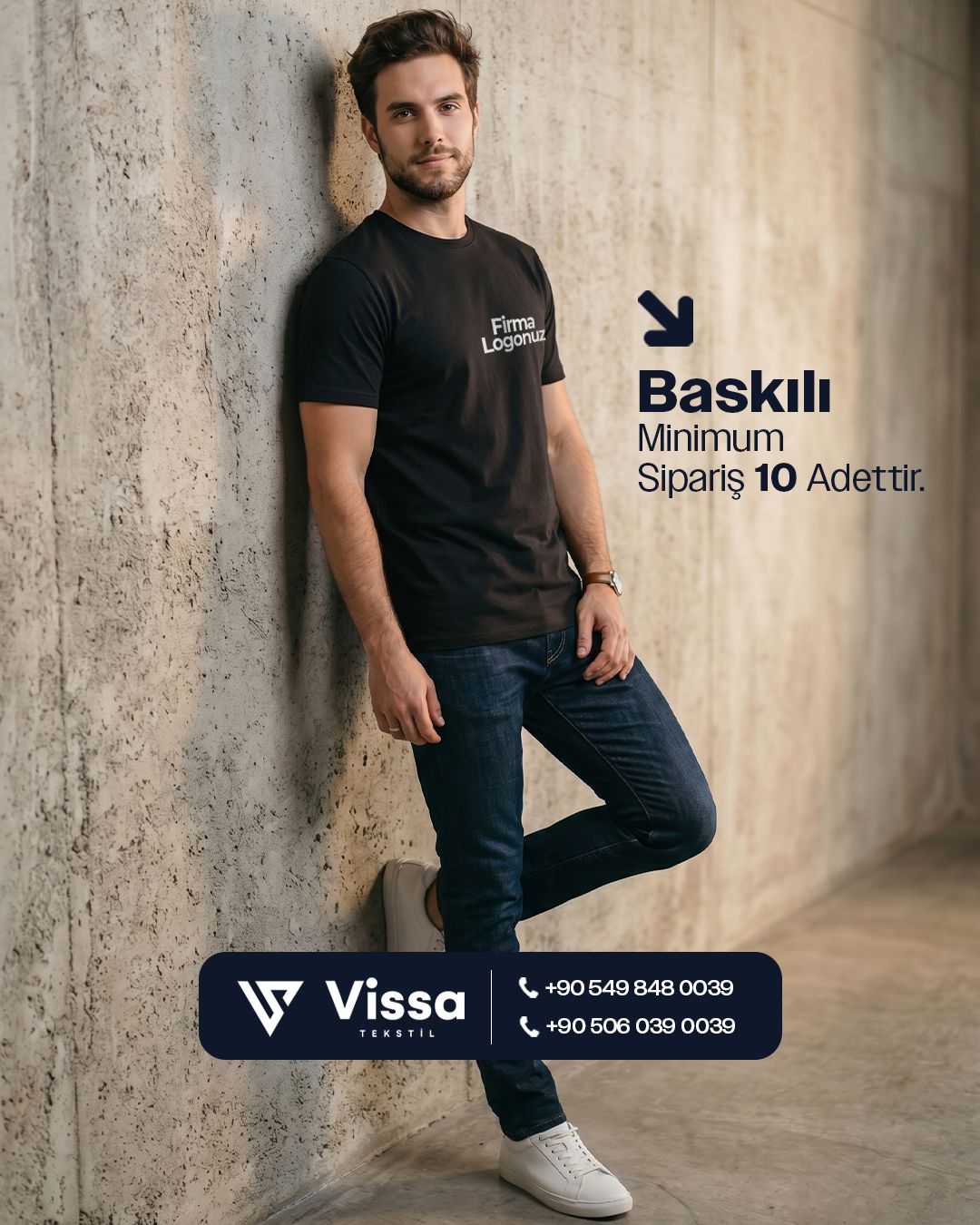 BASKILI BİSİKLET YAKA